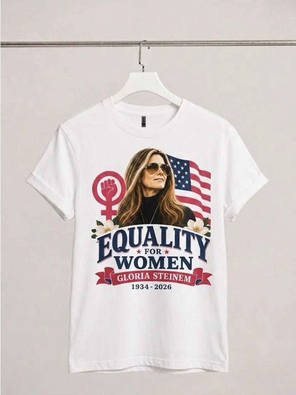 NWT Gloria Steinem Equality For Women Activists T-Shirt